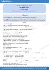 Đề thi giữa kì 1 Hóa 10 Cánh diều - Đề số 8